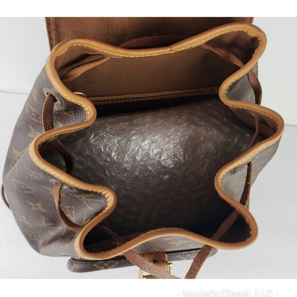 Authentic Louis Vuitton Montsouris MM Backpack #2928M - Picture 5 of 12